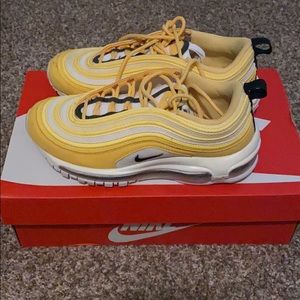 Yellow nikes